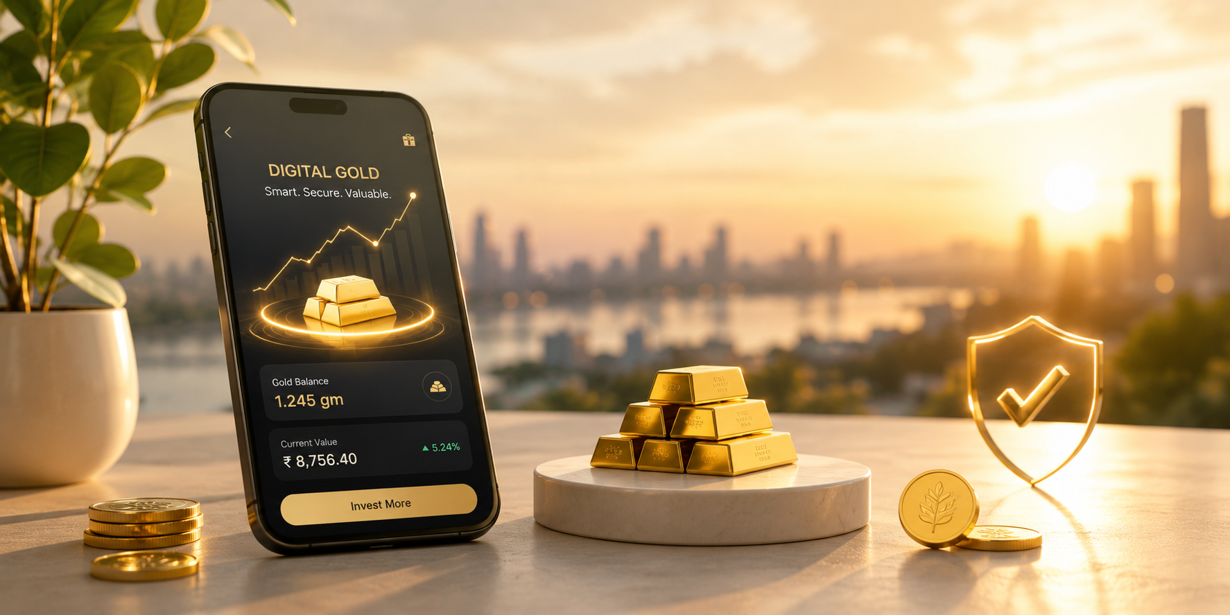 Gigrise 10 Digital gold savings