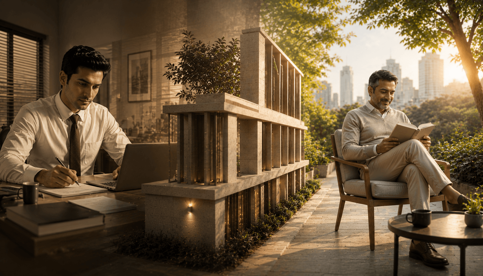 Couple planning retirement income and long-term investments in India